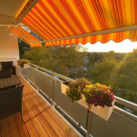 Apartment Mit Sonnenbalkon Und Netflix Im Zentrum *